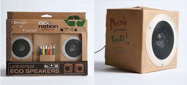 DIY Eco Speakers, los altavoces de cartón reciclado