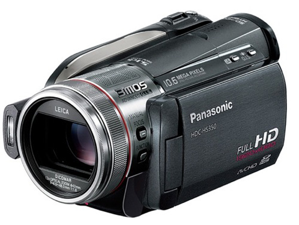 Panasonic HDC-HS350, videocámara con 240 gigas de alta definición