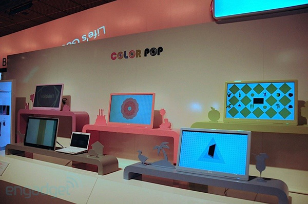LG W30 Color Pop, monitores coloridos en formato panorámico