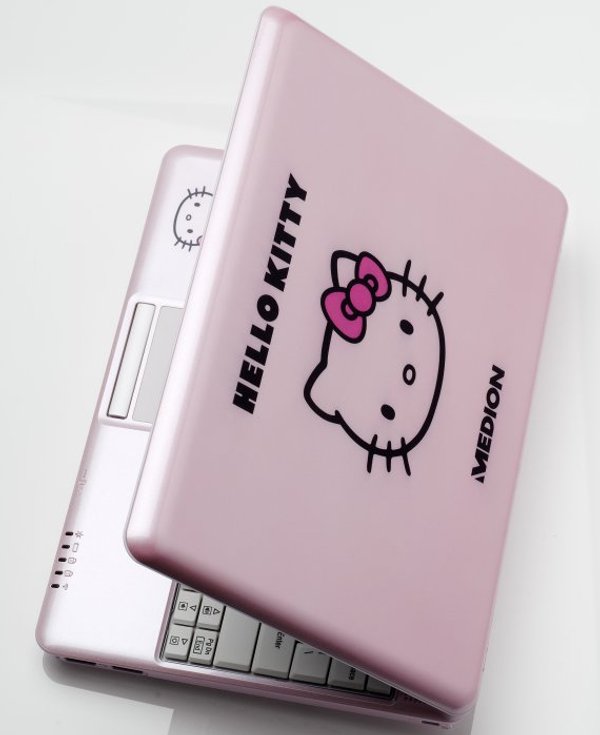 Medion Akoya Mini S1213, netbook edición especial Hello Kitty
