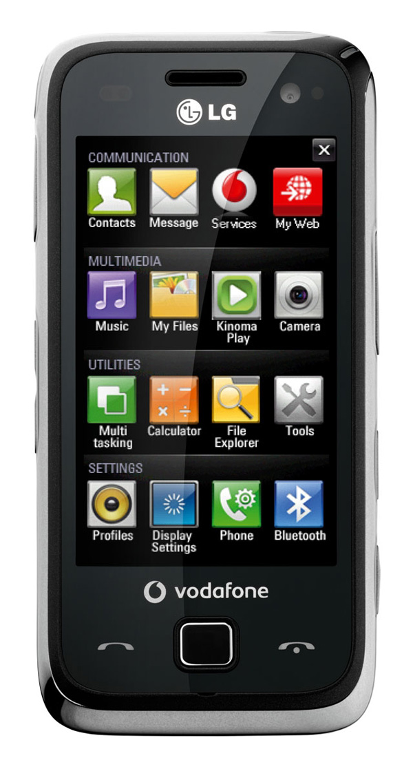 LG GM-750, un nuevo móvil con Windows Mobile 6.5 de la mano de Vodafone