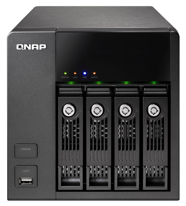 QNAP TS-410 Turbo NAS, un contenedor de discos duros que funciona como servidor