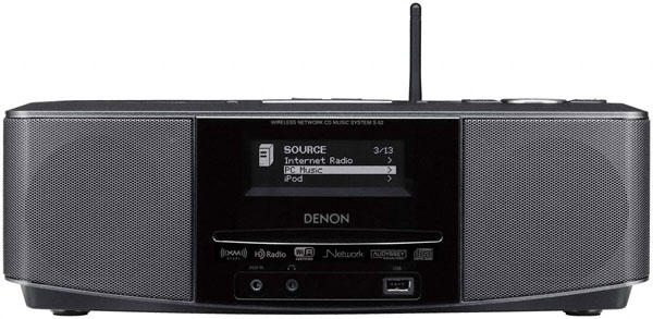 Denon S-52, música en red inalámbrica con puerto para iPod