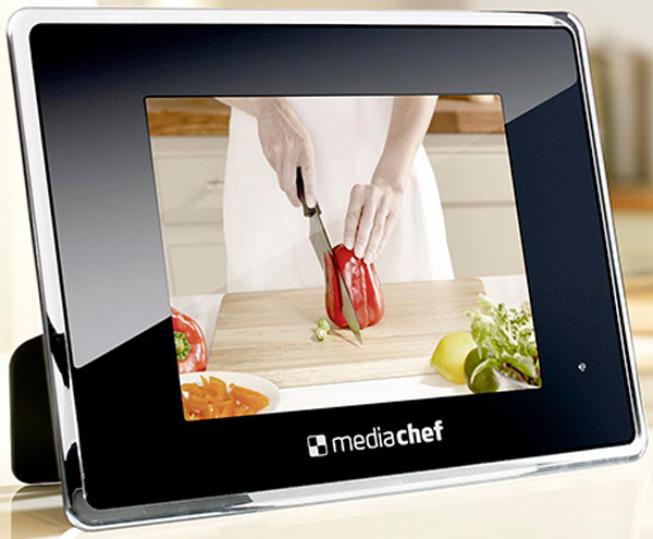 Media Chef, un profesor de cocina en un marco digital para fotografías