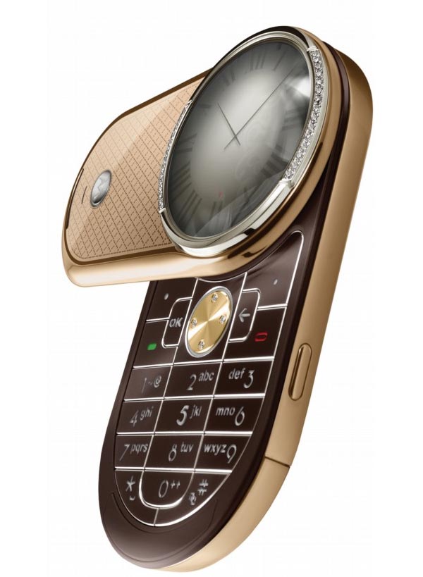 Motorola Aura Diamond Edition, la versión de oro y diamantes de este móvil de lujo