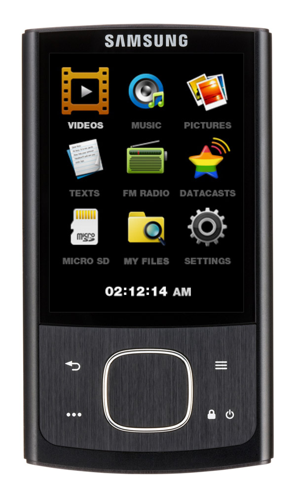 Samsung R0, reproductor multimedia ultrafino y versátil con puerto MicroSD