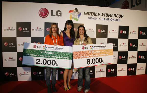 LG Mobile World Cup 2009, ya se conocen los dedos más rápidos de España