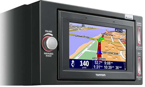 TomTom Go I-90, un navegador que se puede integrar en el salpicadero del coche