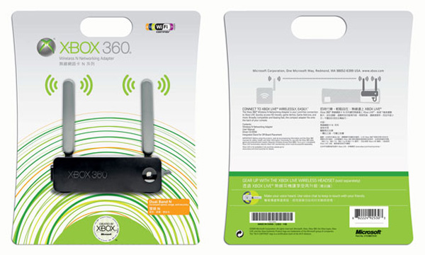 Xbox 360 Wireless N Networking Adapter, conexión inalámbrica más veloz en la consola
