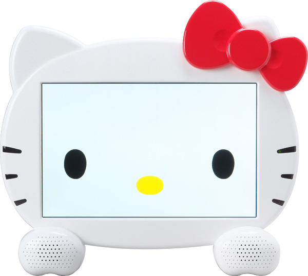Hello Kitty TV 133KT de Dynaconnective, un televisor con sintonizador de radio de Hello Kitty