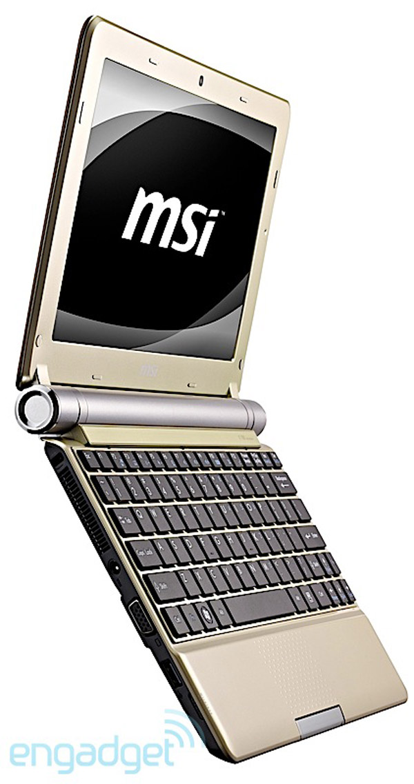 MSI Wind U160, confirmado otro netbook con Atom N450 en la firma taiwanesa