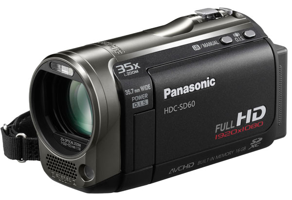 Panasonic HDC-SD60, videocámara que graba en alta definición en tarjetas SD