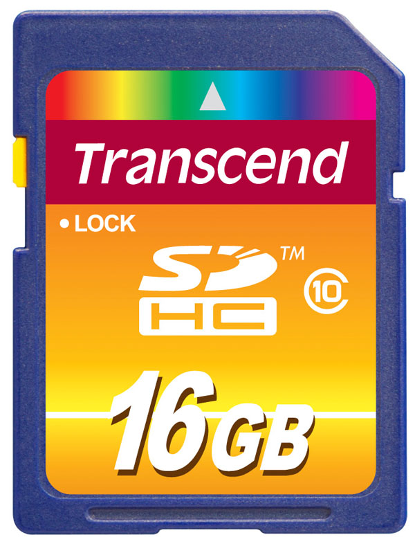 Transcend SDHC Class 10, tarjetas de memoria de alta velocidad