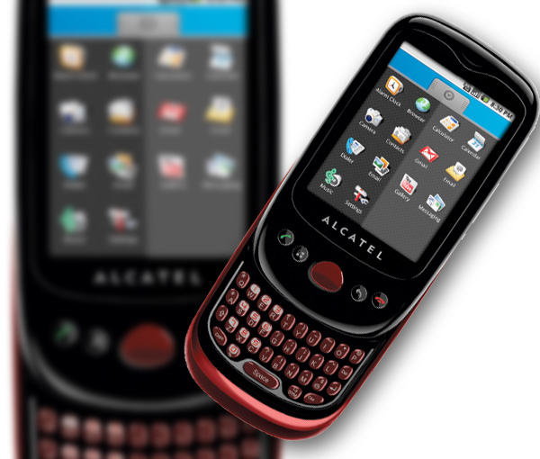 Alcatel Android OT980, un móvil de bajo coste con Android 1.6