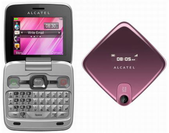 Alcatel OT-808, un móvil de gama baja y diseño cuadrado