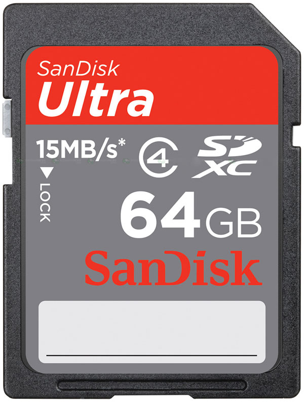 SanDisk Ultra 64 GB SDXC, tarjeta de memoria SD de alta capacidad