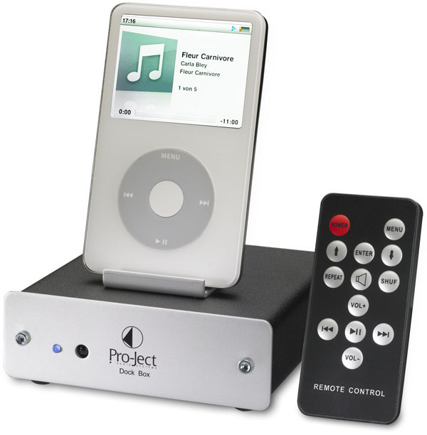 Pro-Ject Dock Box Fi, sencilla cuna para iPod