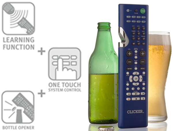 Clicker, abre tus cervezas viendo el fútbol con este mando a distancia universal
