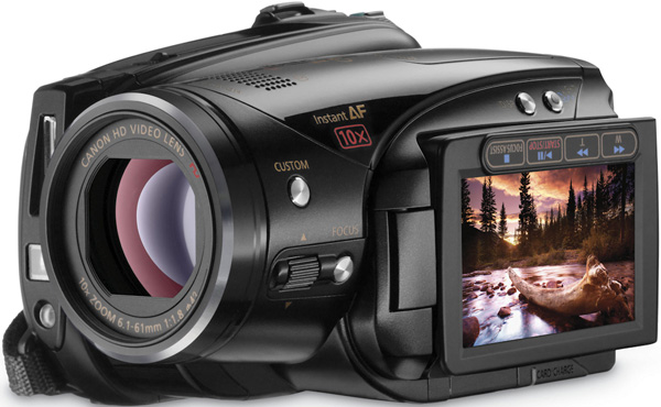 Canon Vixia HV40, videocámara de alta definición con zoom óptico de 10x