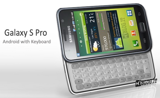 Samsung Galaxy S Pro, rumores sobre una versión con teclado QWERTY