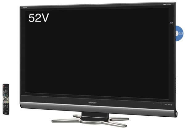 Sharp Aquos DX3, televisores LCD con Blu-Ray incorporado