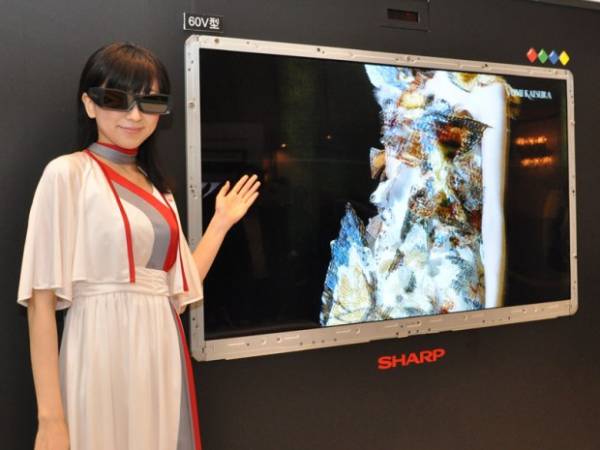 TV 3D, Sharp lanzará sus primeros televisores 3D antes del verano