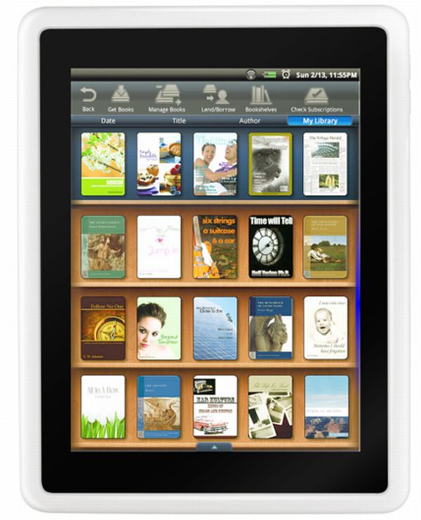 Pandigital Novel, nuevo e-reader en formato tablet con pantalla lcd color