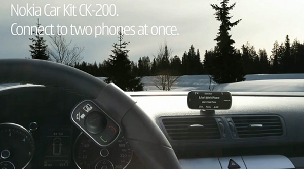 Nokia CK-200, manos libres para el coche para vincular dos móviles