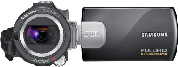 Samsung HMX-S16, una videocámara Wi-Fi que graba video de alta definición en un disco SSD