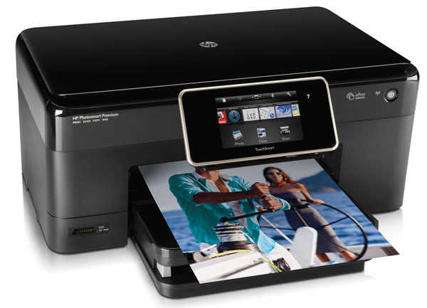 HP Photosmart Premium e-All-in-One, impresora conectada con descarga directa de aplicaciones