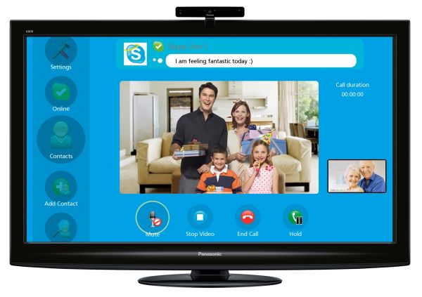 Panasonic añade Skype a sus televisores con Viera Cast