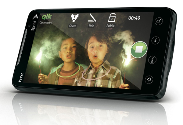 HTC EVO 4G, un móvil táctil de gran pantalla y miras estrechas