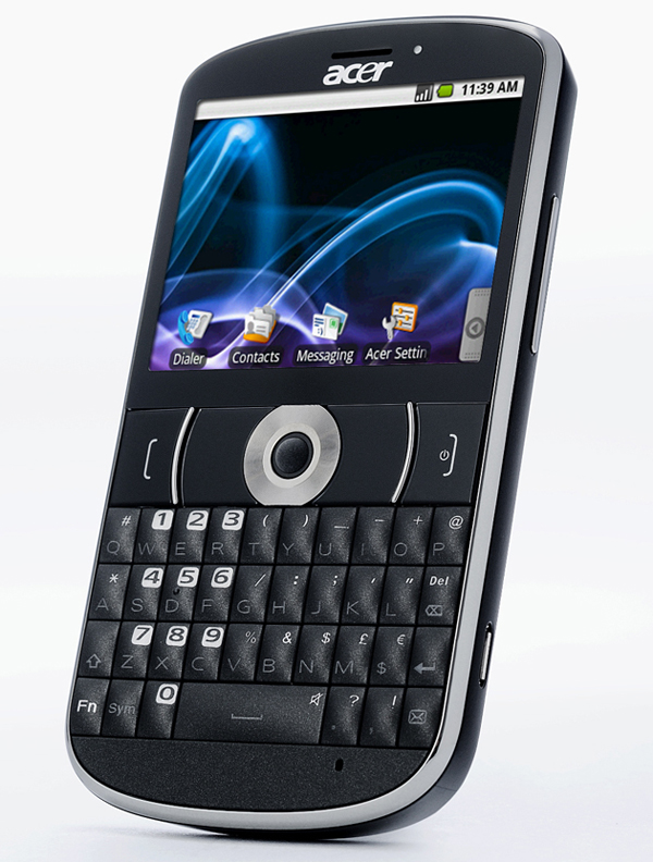 Acer beTouch E130, un teléfono táctil con teclado y Android