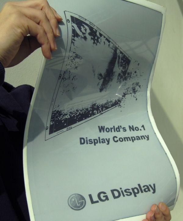 LG Display desarrolla el papel electrónico que sustituirá a los periódicos