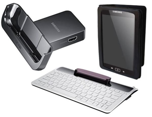 Samsung Galaxy Tab, accesorios para el tablet de siete pulgadas de Samsung