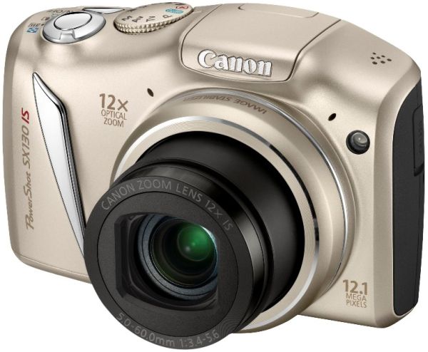 Canon PowerShot XS130 IS, cámara de fotos digital con amplia focal