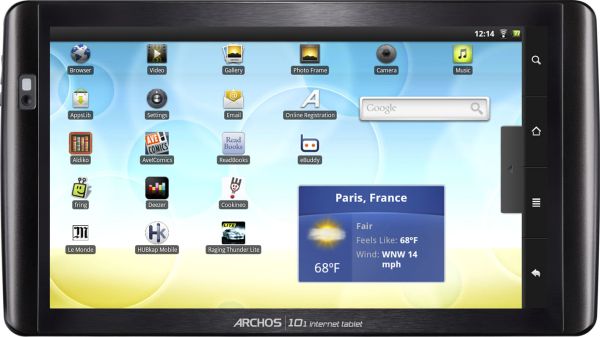 Archos Internet Tablet, cinco nuevos tablet con Android