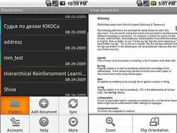 Google Docs para iPad y Android, cómo editar documentos desde el iPad y móviles Android