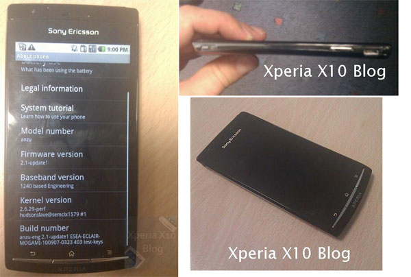 Sony Ericsson XPERIA X12, móvil con gran pantalla táctil y Android Gingerbread