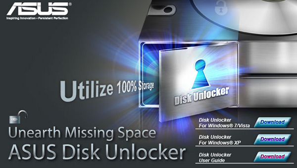 Asus Disk Unlocker, descarga gratis el programa para aprovechar toda la capacidad del disco duro