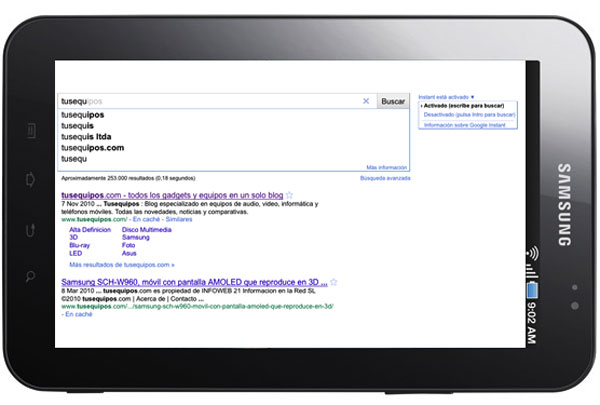 Google Instant para iPhone y Android, búsquedas inteligentes en iPhone y móviles Android