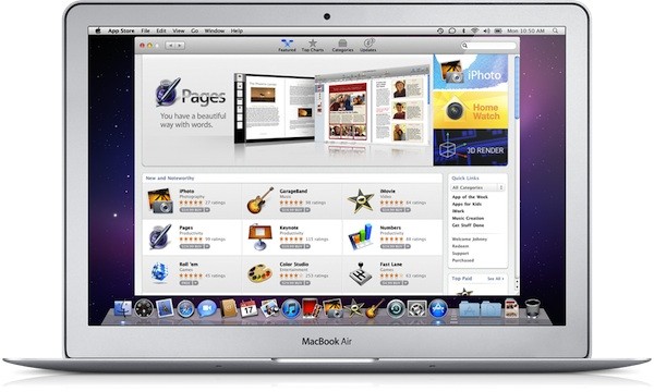 Mac App Store, la tienda de aplicaciones de Apple abre el 6 de enero