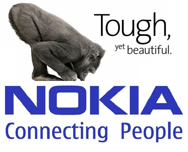 Gorilla Glass y Nokia, las pantallas de móviles táctiles Nokia son muy resistentes