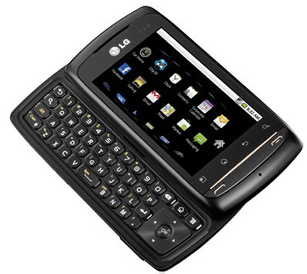 LG Axis, móvil con Android y teclado deslizante QWERTY