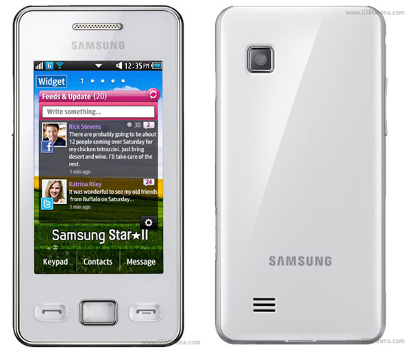 Samsung Star II S5260, móvil asequible con conexión inalámbrica WiFi
