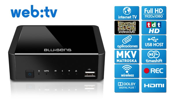 Blusens Web TV, este reproductor multimedia de Blusens recibe una actualización