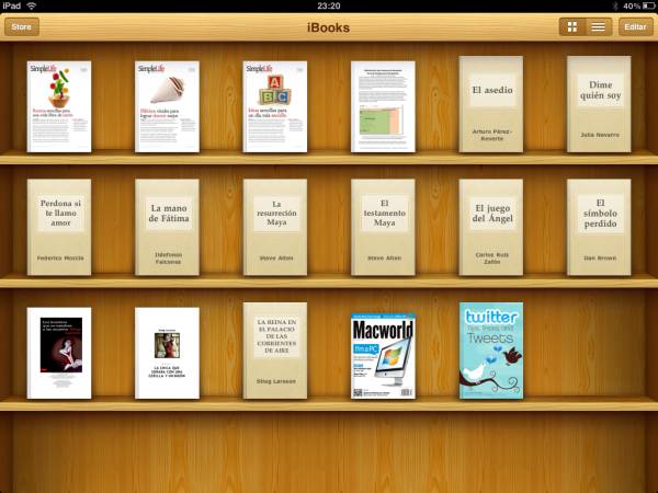 iPad 2, cómo cargar libros y gestionar la biblioteca en el iPad 2