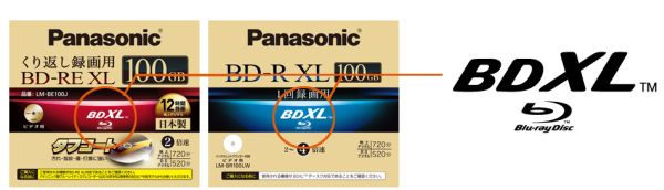 Panasonic a punto de lanzar los discos Blu-ray BDXL regrabables de 100 GB