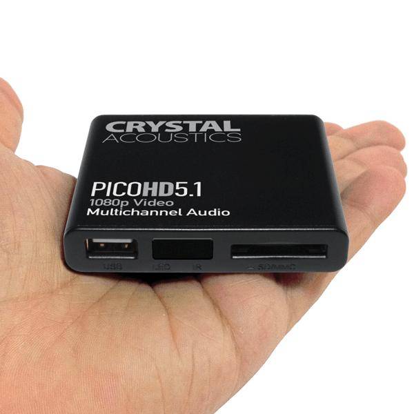 Crystal Acoustics PicoHD5.1, un reproductor multimedia del tamaño de una tarjeta de crédito
