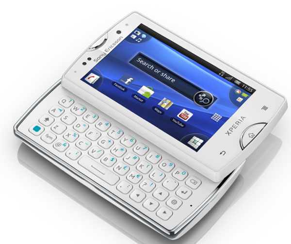 Sony Ericsson Xperia Pro, Android con deslizante para usuarios profesionales –